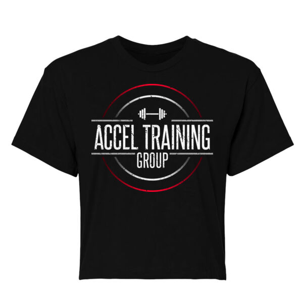 FULL COLOR BADGE - WOMEN'S CROP T-SHIRT - $4PVFT7$ Thumbnail