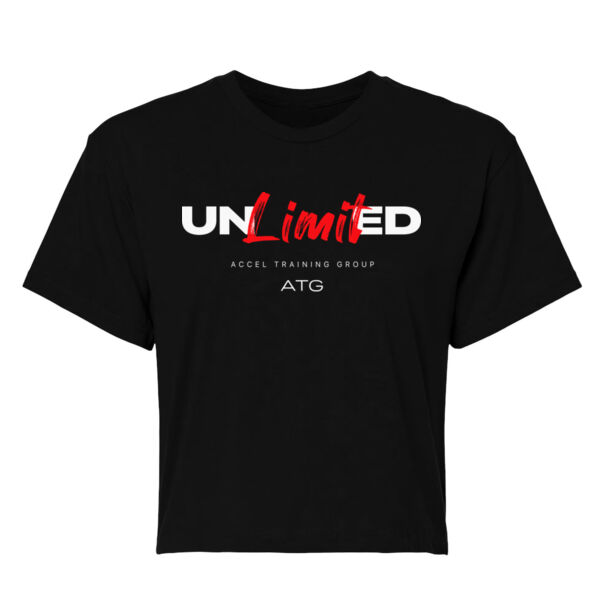 UNLIMITED - WOMEN'S CROP T-SHIRT - $41GFMC$ Thumbnail